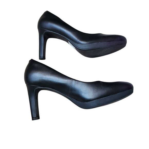 Clarks Ambyr Joy Black Heel Shoes Women's US Size 9 - Picture 6 of 9